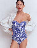 Rhodes Cup-Size Swimsuit-Mazarine Blue, Tigers Paradise