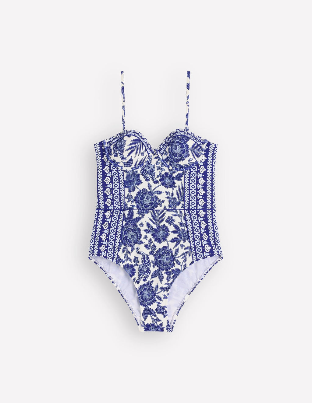 Rhodes Cup-Size Swimsuit-Mazarine Blue, Tigers Paradise