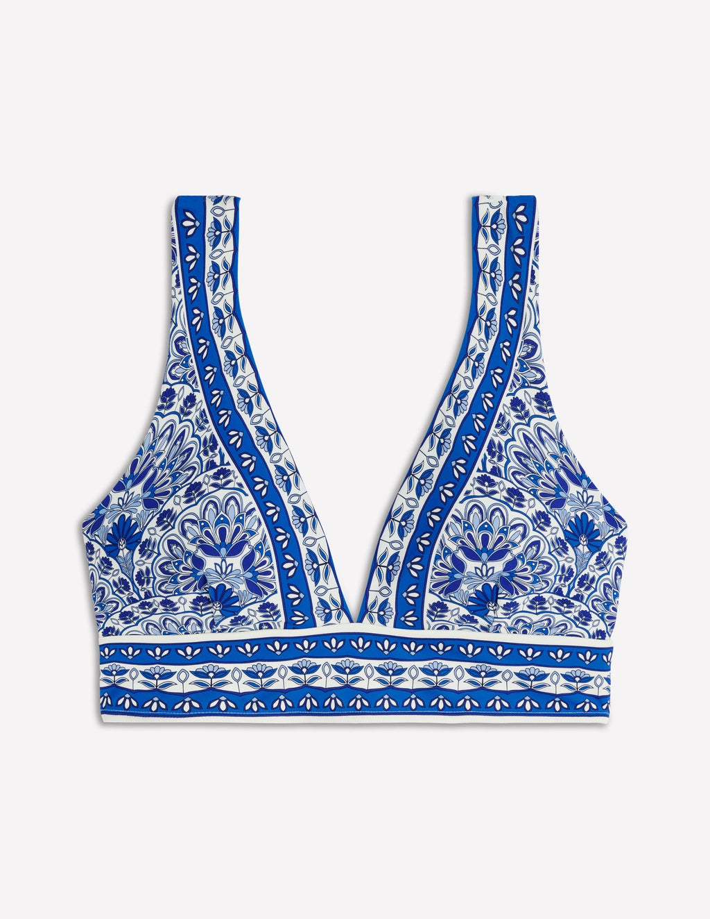 Porto Bikini Top-Blue, Elaborate Terrace