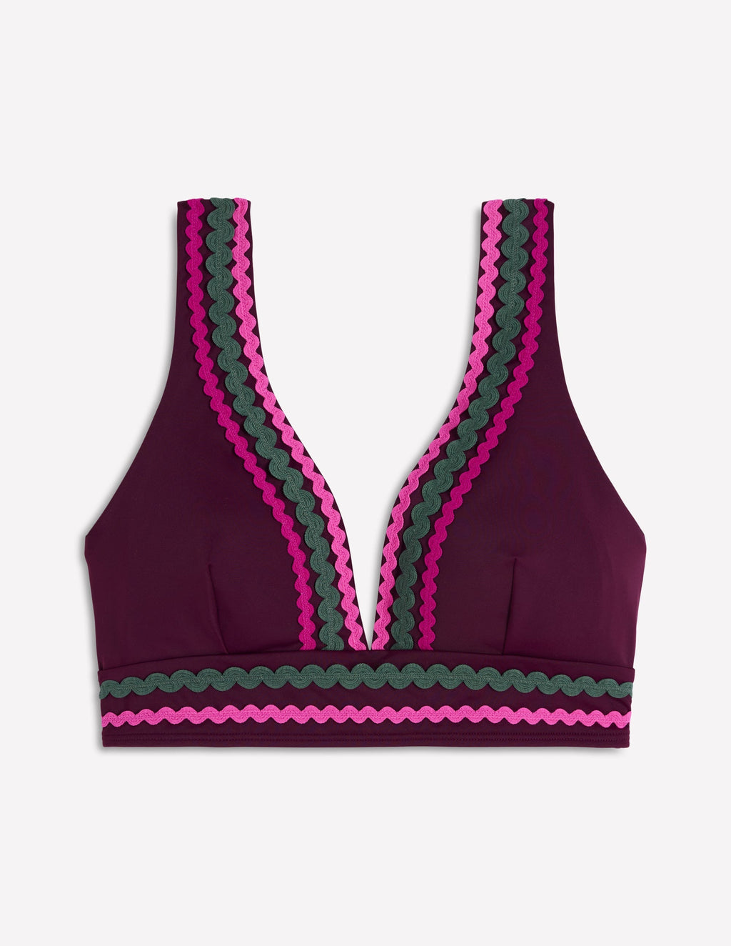 Porto Bikini Top-Chocberry