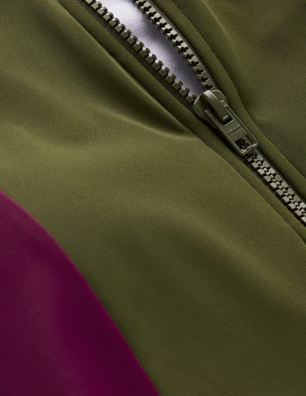 Rash Guard Swimsuit-Khaki, Colourblock