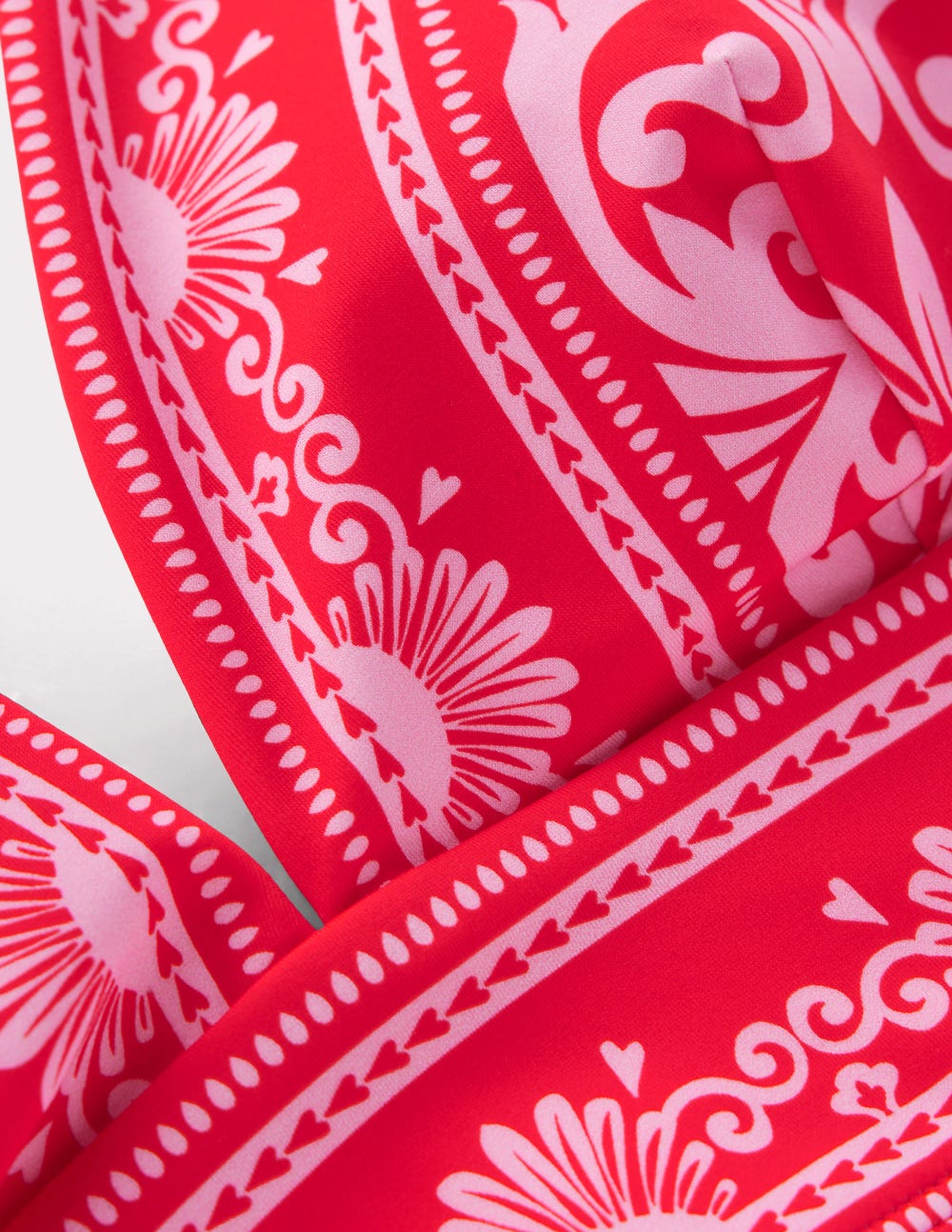Porto Bikini Top-Red, Ornamental Garden