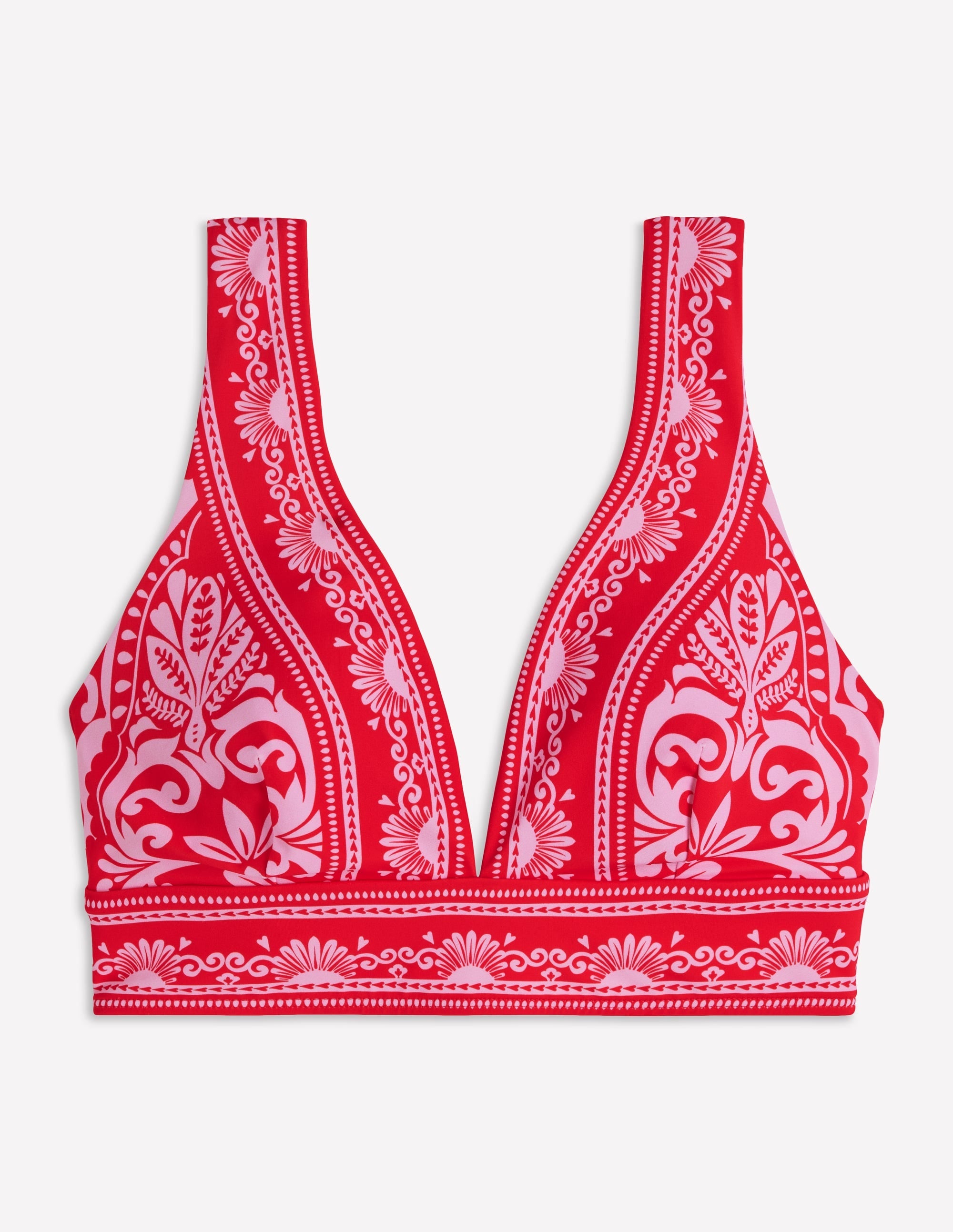 Porto Bikini Top-Red, Ornamental Garden