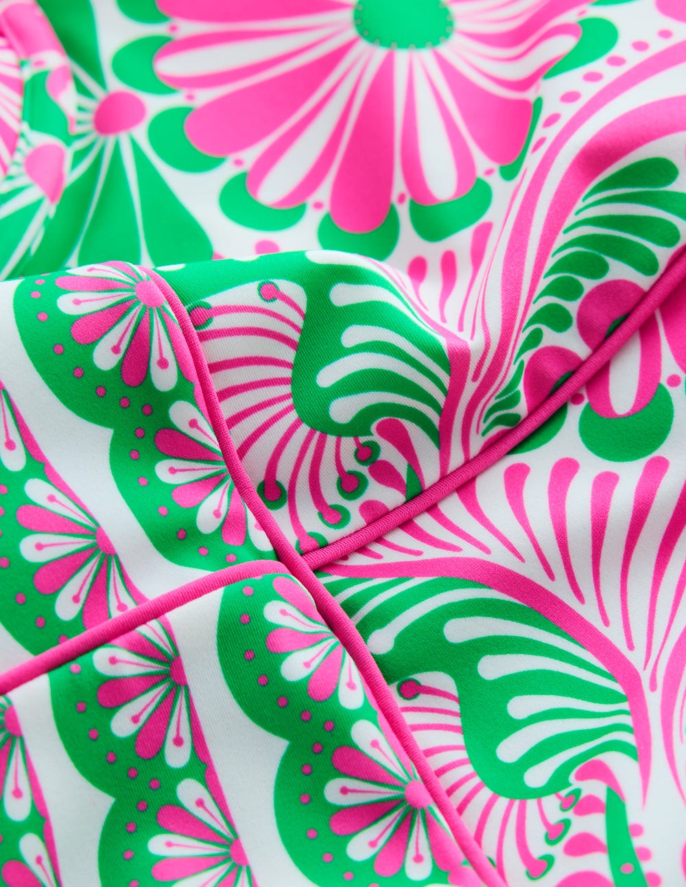 Rhodes Cup-Size Swimsuit-Pink, Euphoric Gardens