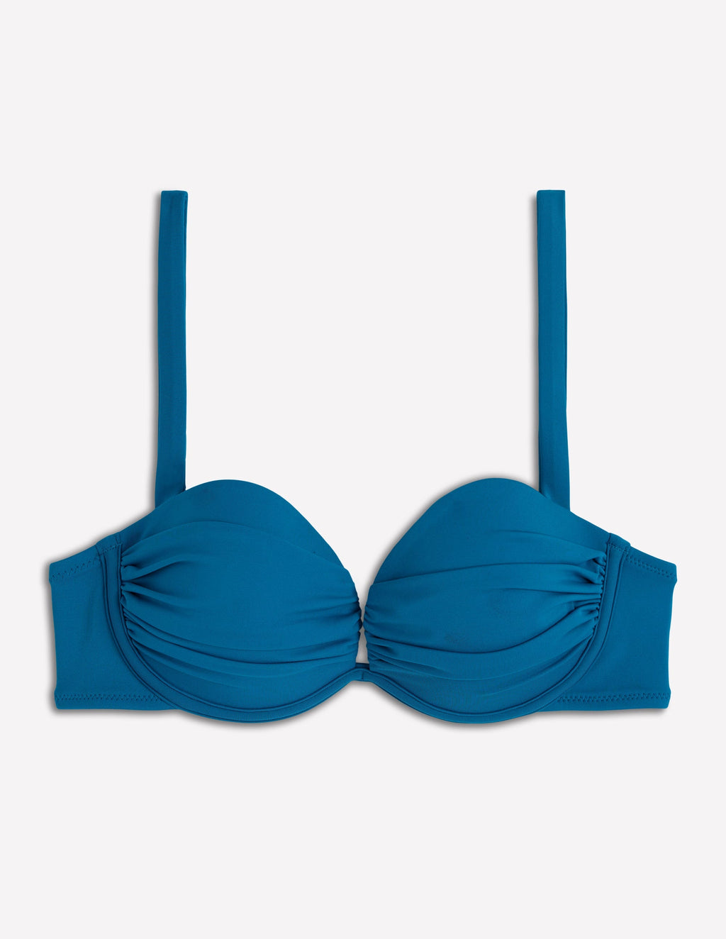 Pleated Cup Bikini Top-Oceanside