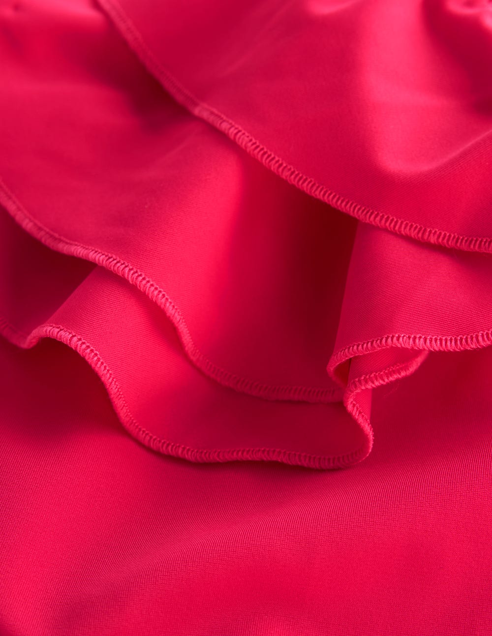 Mega Ruffle Swimsuit-Rosy