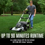 Mower 22" Super Composite Deck Select Cut System with Peak Power Kit (Two 6Ah Batteries) - Image 2